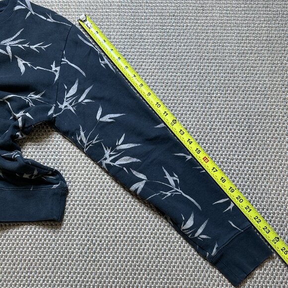 Vans Off the Wall (OTW) Sweatshirt with Bamboo Leaf Print 100% Cotton - Picture 9 of 9